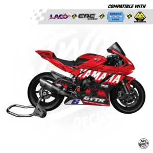 Rbk K4 Yamaha R6 Red Dark Red Black Render