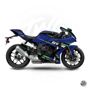 Yamaha R1 2020 24 Works Bluegreenblack Render