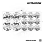 Cut Lettering Logo Pack Silver