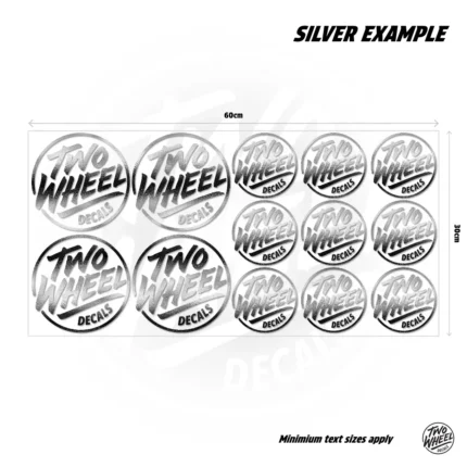 Cut Lettering Logo Pack Silver