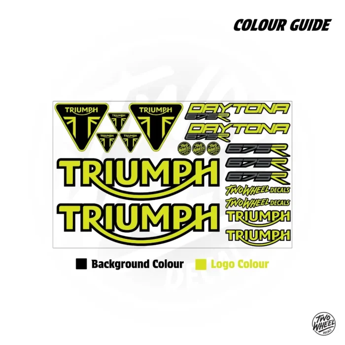 Oem Bike Brand Kits Triumph Daytona Colour Guide