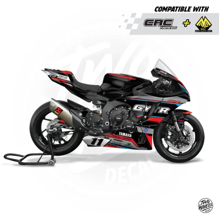 Rbk hk2 yamaha r1 black red lightblue white render